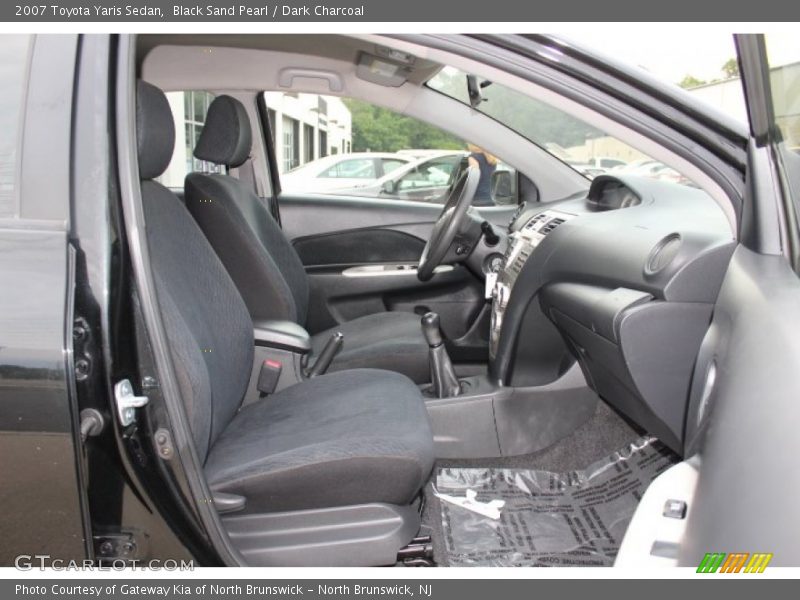 Black Sand Pearl / Dark Charcoal 2007 Toyota Yaris Sedan
