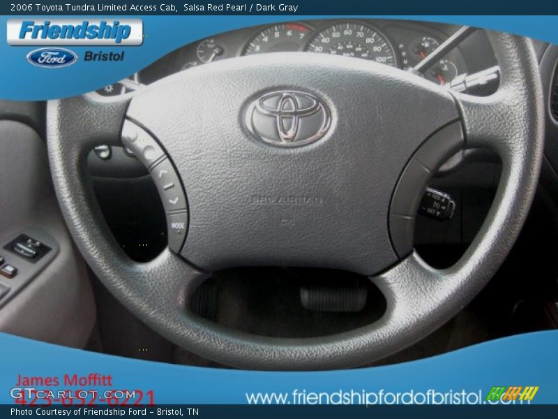 Salsa Red Pearl / Dark Gray 2006 Toyota Tundra Limited Access Cab