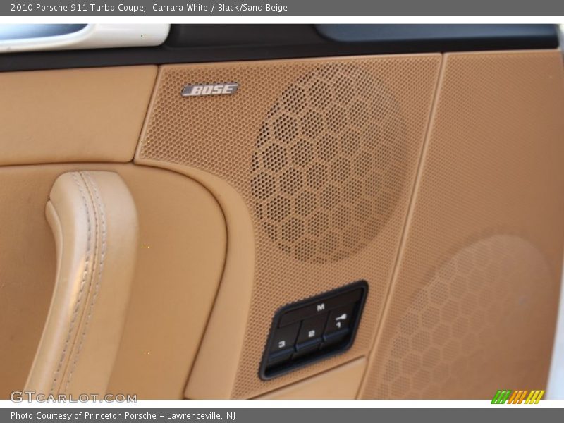 Carrara White / Black/Sand Beige 2010 Porsche 911 Turbo Coupe