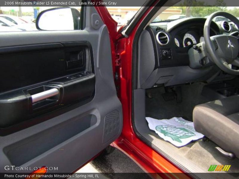 Lava Red / Slate Gray 2006 Mitsubishi Raider LS Extended Cab