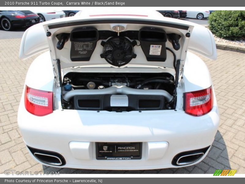 Carrara White / Black/Sand Beige 2010 Porsche 911 Turbo Coupe