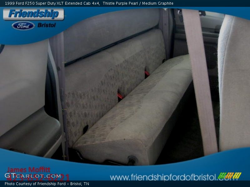 Thistle Purple Pearl / Medium Graphite 1999 Ford F250 Super Duty XLT Extended Cab 4x4