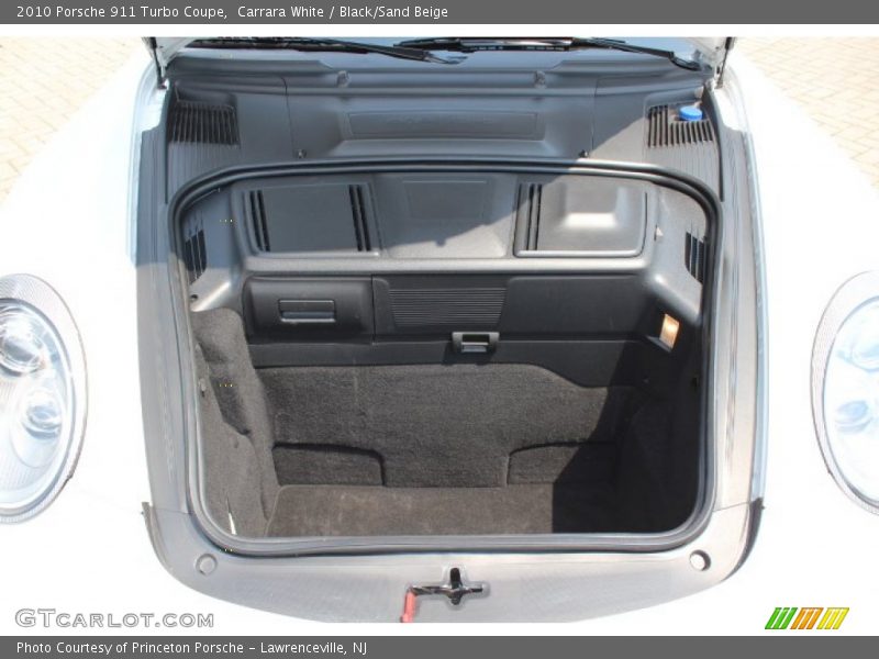 Carrara White / Black/Sand Beige 2010 Porsche 911 Turbo Coupe