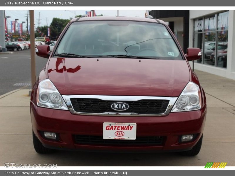 Claret Red / Gray 2012 Kia Sedona EX