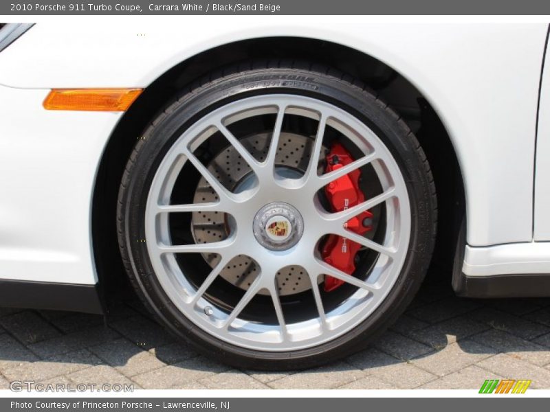 Carrara White / Black/Sand Beige 2010 Porsche 911 Turbo Coupe
