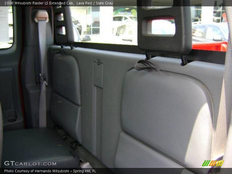 Lava Red / Slate Gray 2006 Mitsubishi Raider LS Extended Cab
