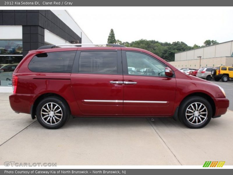 Claret Red / Gray 2012 Kia Sedona EX