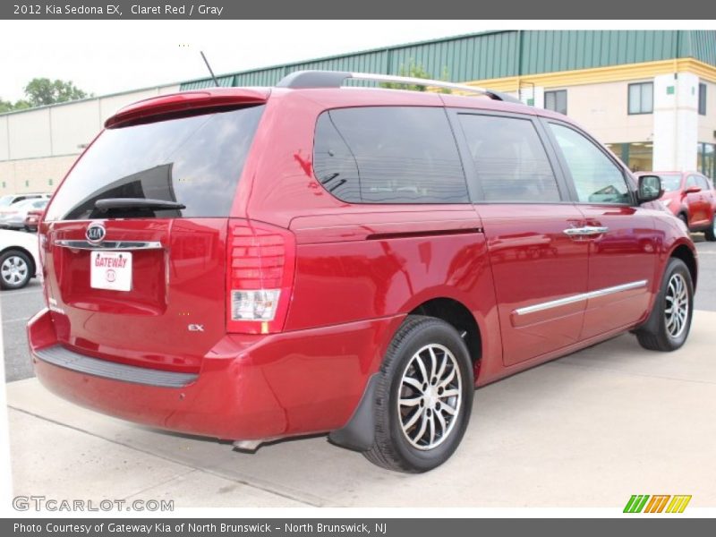 Claret Red / Gray 2012 Kia Sedona EX