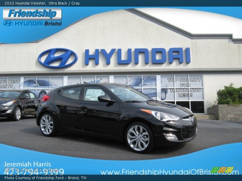 Ultra Black / Gray 2013 Hyundai Veloster