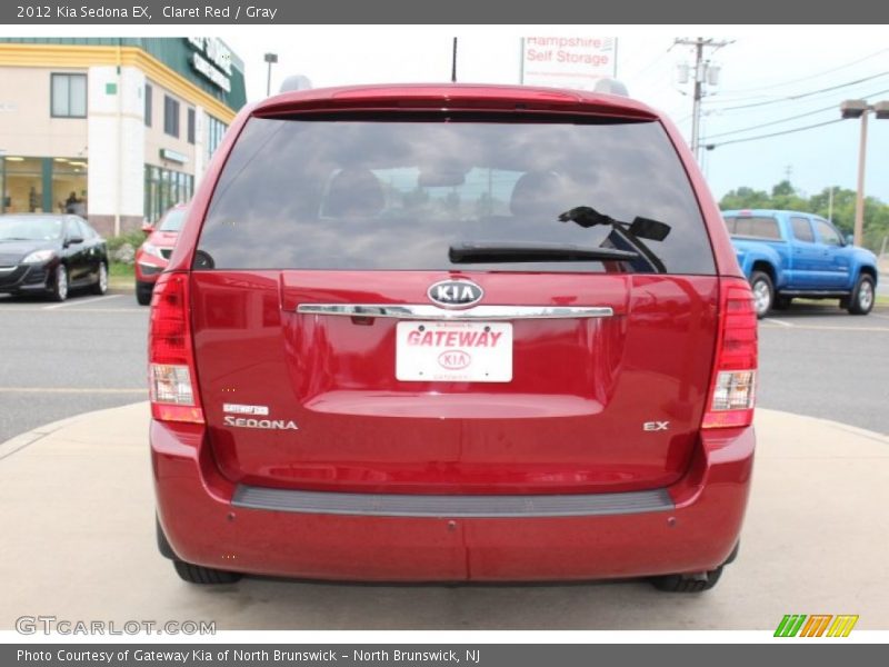 Claret Red / Gray 2012 Kia Sedona EX