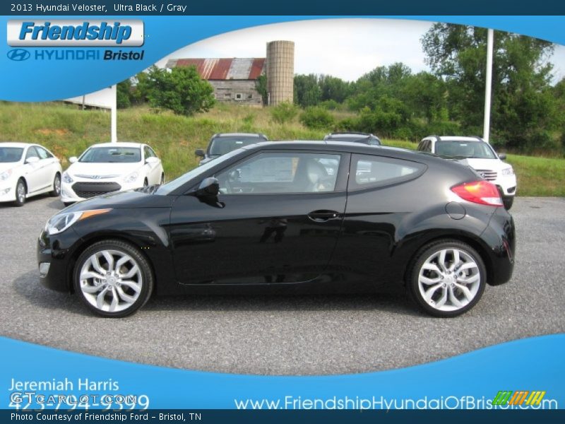 Ultra Black / Gray 2013 Hyundai Veloster