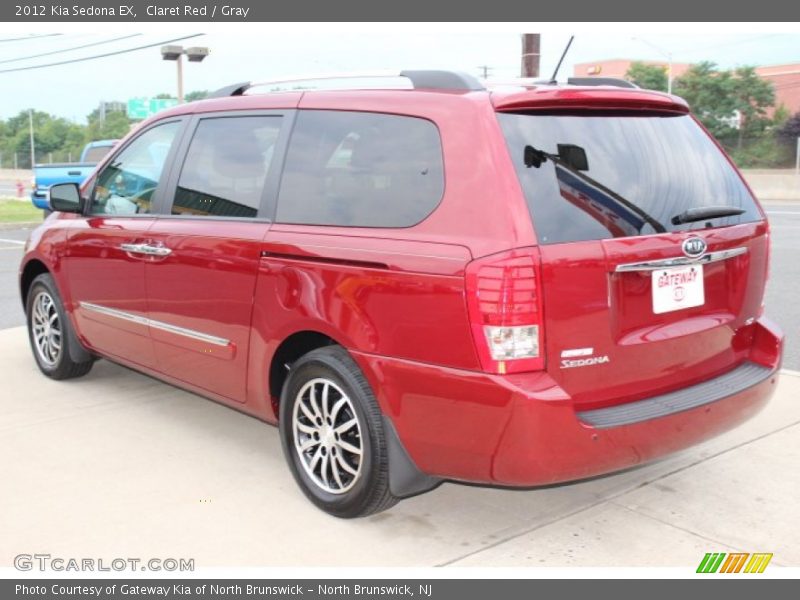 Claret Red / Gray 2012 Kia Sedona EX