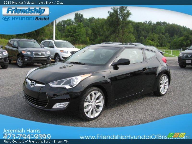 Ultra Black / Gray 2013 Hyundai Veloster