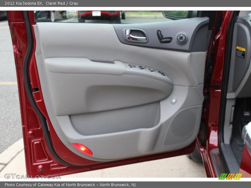 Claret Red / Gray 2012 Kia Sedona EX