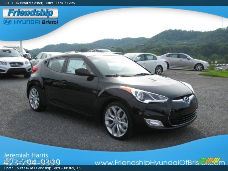 Ultra Black / Gray 2013 Hyundai Veloster