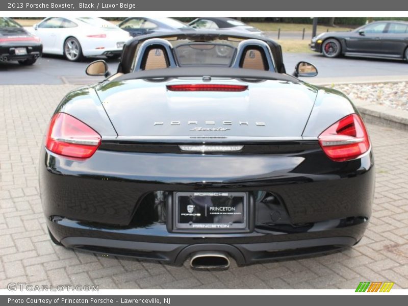 Black / Luxor Beige 2013 Porsche Boxster