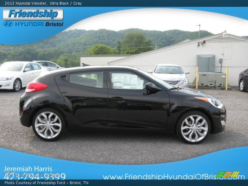 Ultra Black / Gray 2013 Hyundai Veloster