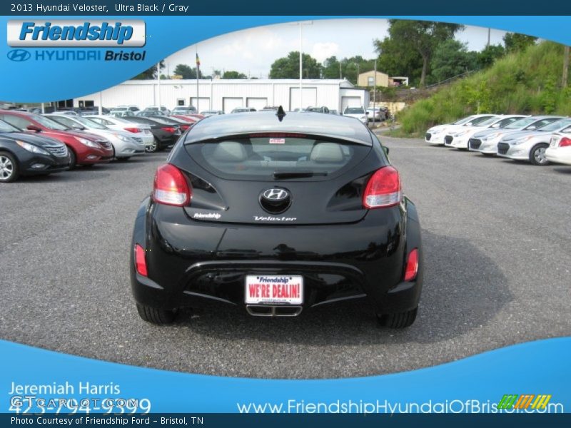 Ultra Black / Gray 2013 Hyundai Veloster