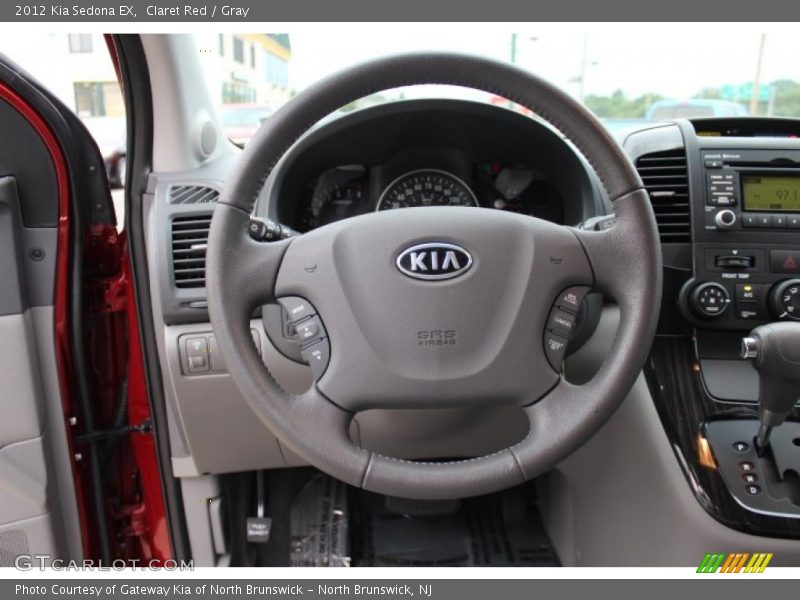 Claret Red / Gray 2012 Kia Sedona EX