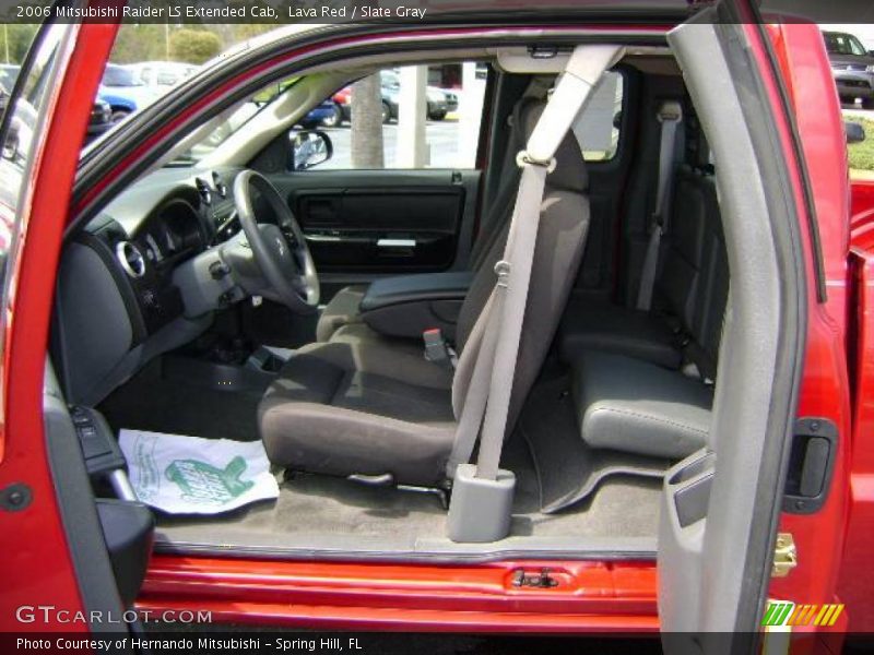 Lava Red / Slate Gray 2006 Mitsubishi Raider LS Extended Cab