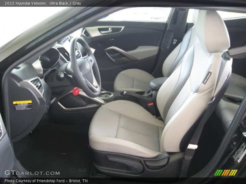  2013 Veloster  Gray Interior