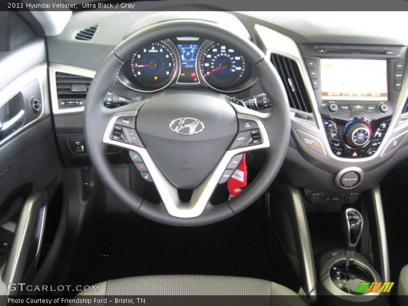 Dashboard of 2013 Veloster 