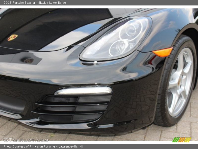 Black / Luxor Beige 2013 Porsche Boxster