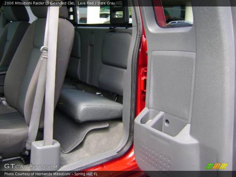Lava Red / Slate Gray 2006 Mitsubishi Raider LS Extended Cab