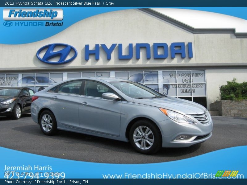 Iridescent Silver Blue Pearl / Gray 2013 Hyundai Sonata GLS