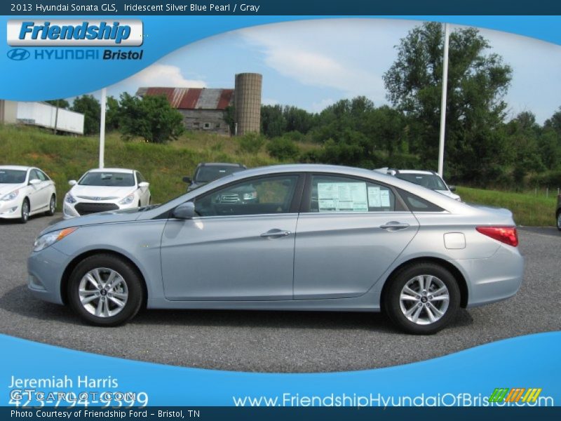 Iridescent Silver Blue Pearl / Gray 2013 Hyundai Sonata GLS