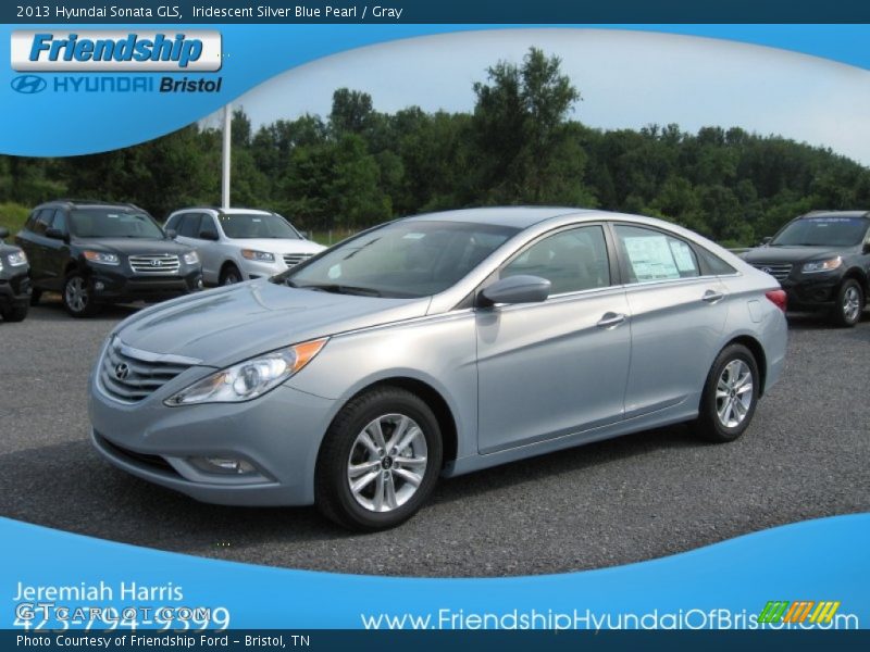 Iridescent Silver Blue Pearl / Gray 2013 Hyundai Sonata GLS