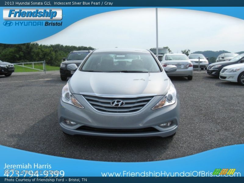 Iridescent Silver Blue Pearl / Gray 2013 Hyundai Sonata GLS