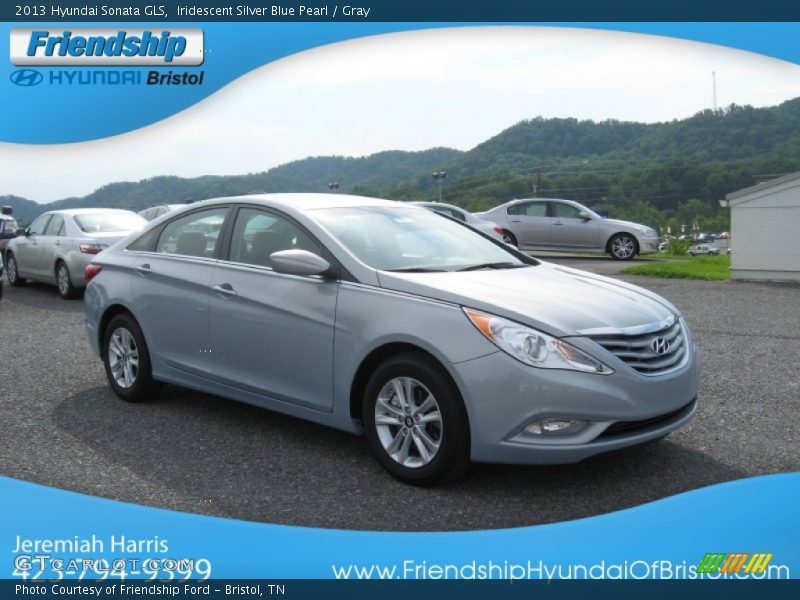 Iridescent Silver Blue Pearl / Gray 2013 Hyundai Sonata GLS