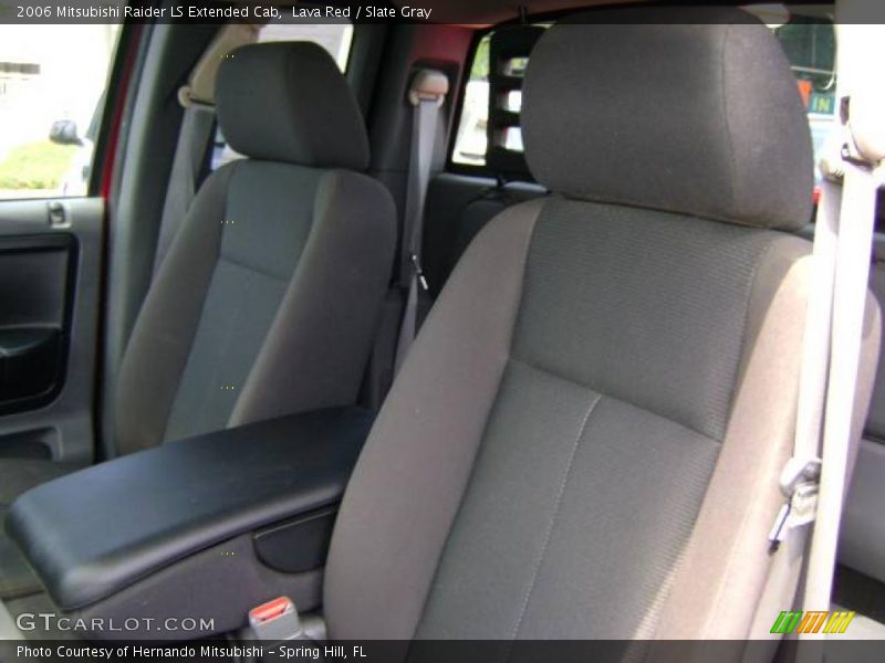 Lava Red / Slate Gray 2006 Mitsubishi Raider LS Extended Cab