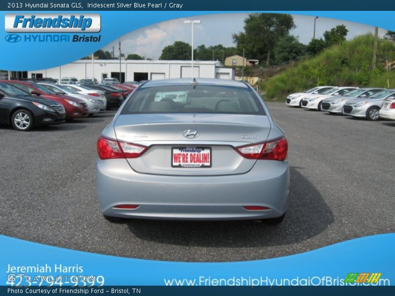 Iridescent Silver Blue Pearl / Gray 2013 Hyundai Sonata GLS
