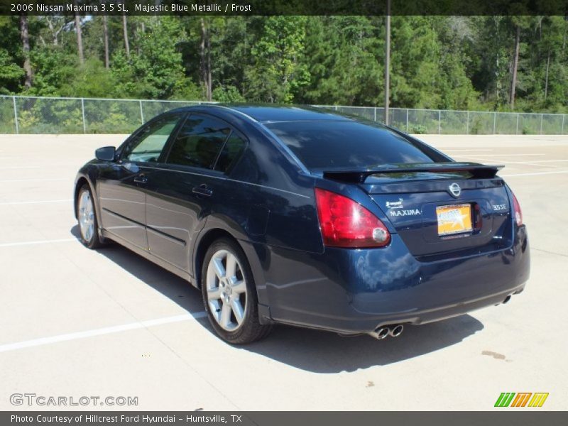 Majestic Blue Metallic / Frost 2006 Nissan Maxima 3.5 SL