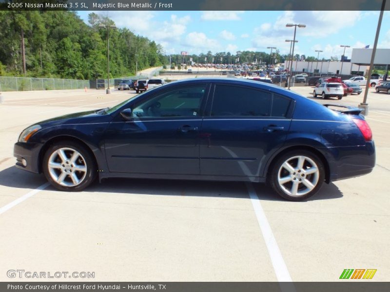 Majestic Blue Metallic / Frost 2006 Nissan Maxima 3.5 SL