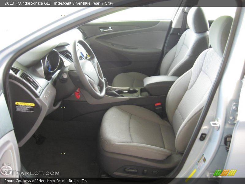 Iridescent Silver Blue Pearl / Gray 2013 Hyundai Sonata GLS