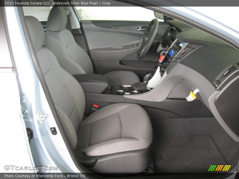 Iridescent Silver Blue Pearl / Gray 2013 Hyundai Sonata GLS
