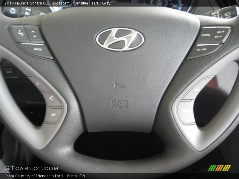 Iridescent Silver Blue Pearl / Gray 2013 Hyundai Sonata GLS