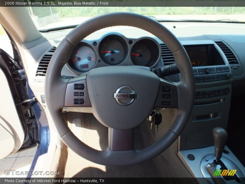 Majestic Blue Metallic / Frost 2006 Nissan Maxima 3.5 SL