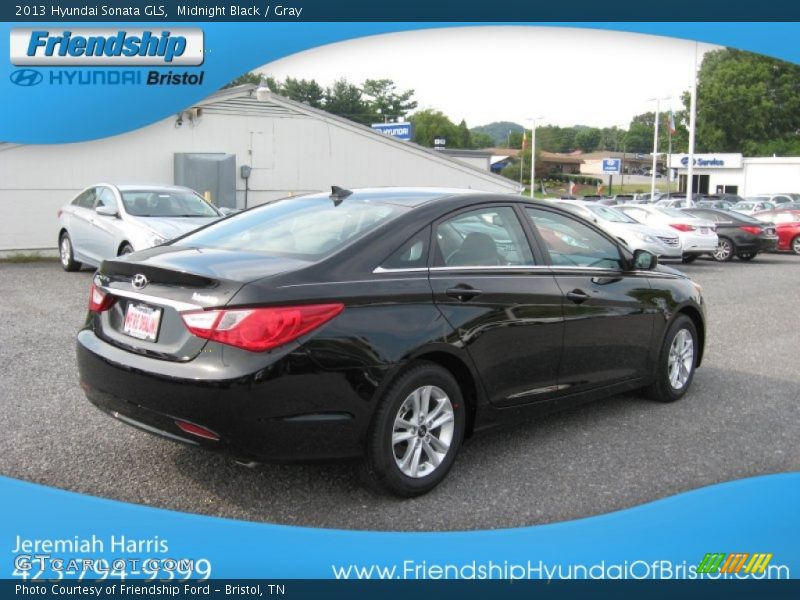Midnight Black / Gray 2013 Hyundai Sonata GLS