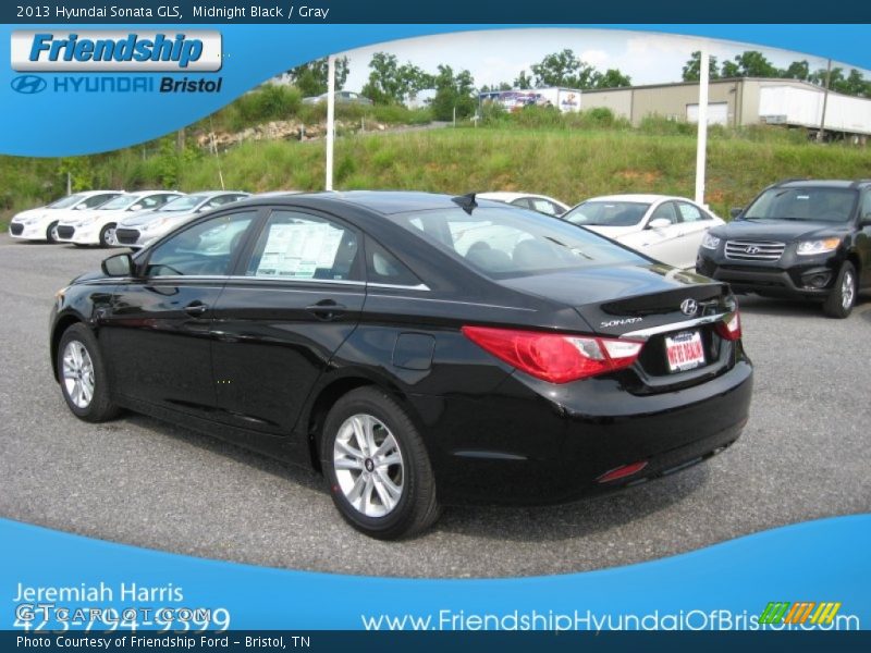 Midnight Black / Gray 2013 Hyundai Sonata GLS