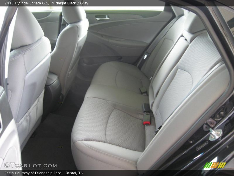Midnight Black / Gray 2013 Hyundai Sonata GLS