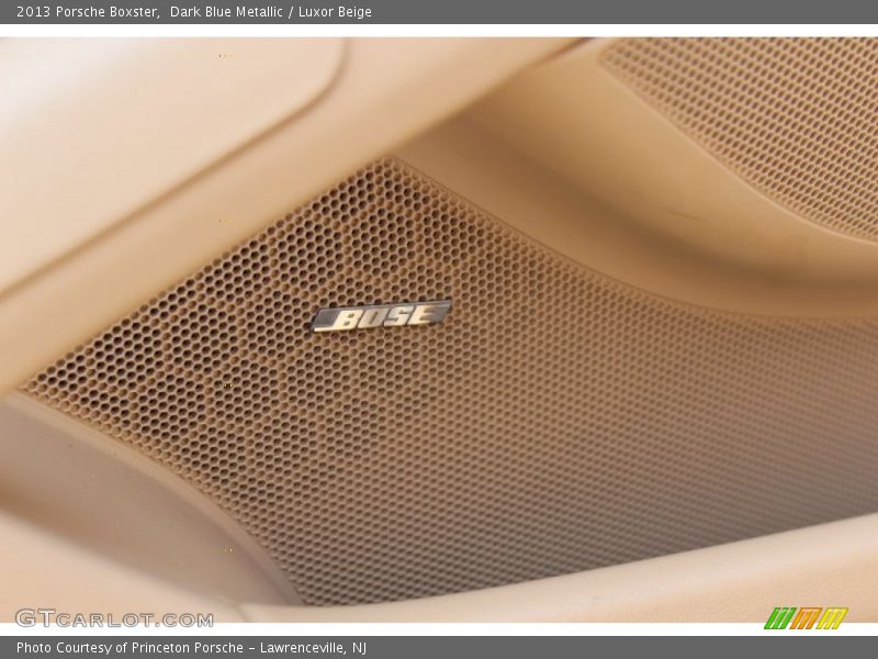 Dark Blue Metallic / Luxor Beige 2013 Porsche Boxster