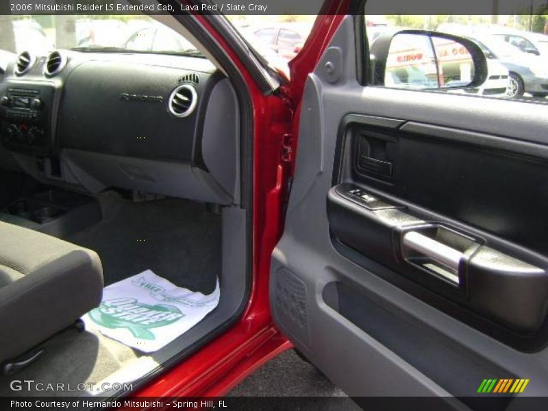 Lava Red / Slate Gray 2006 Mitsubishi Raider LS Extended Cab
