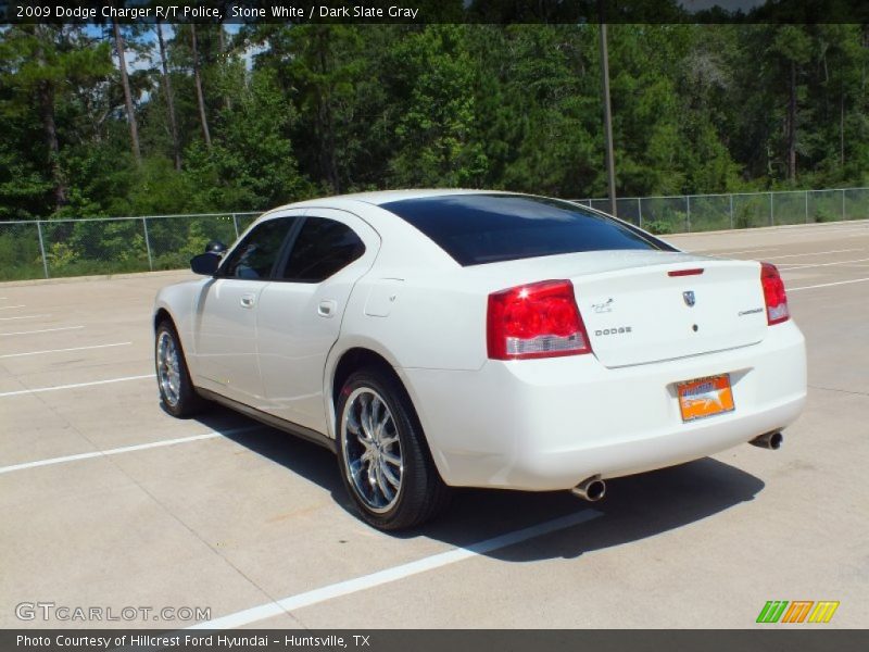 Stone White / Dark Slate Gray 2009 Dodge Charger R/T Police