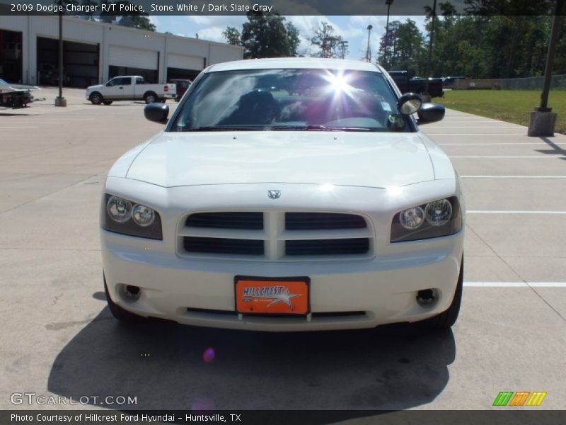 Stone White / Dark Slate Gray 2009 Dodge Charger R/T Police