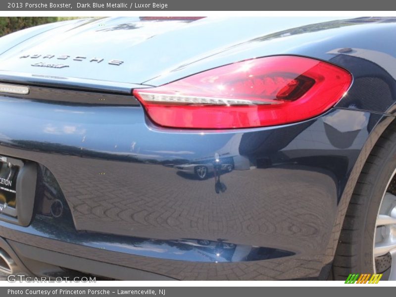 Dark Blue Metallic / Luxor Beige 2013 Porsche Boxster