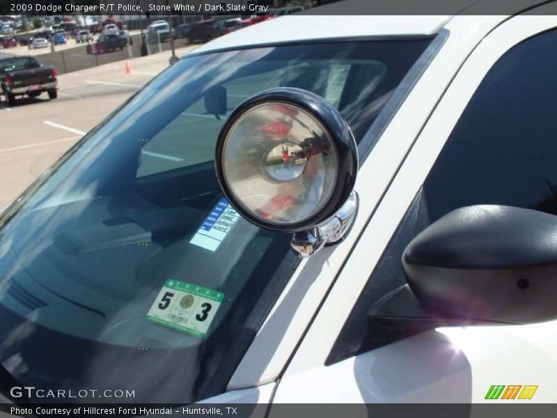 Stone White / Dark Slate Gray 2009 Dodge Charger R/T Police